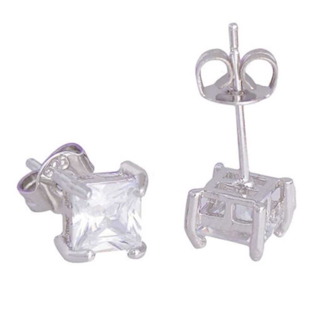 [Silver] Cubic Zirconia Earrings